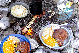 Curtis Hallock Indian Trail Adventures Meals